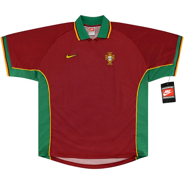Tailandia Camiseta Portugal 1st Retro 1998 Rojo
